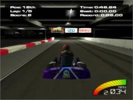 In game image of Kart Racer on the Sony Playstation 2.